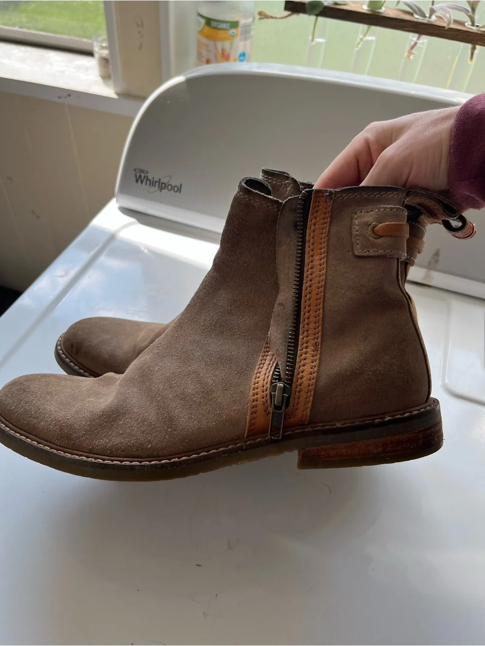 Testosterone brown suede